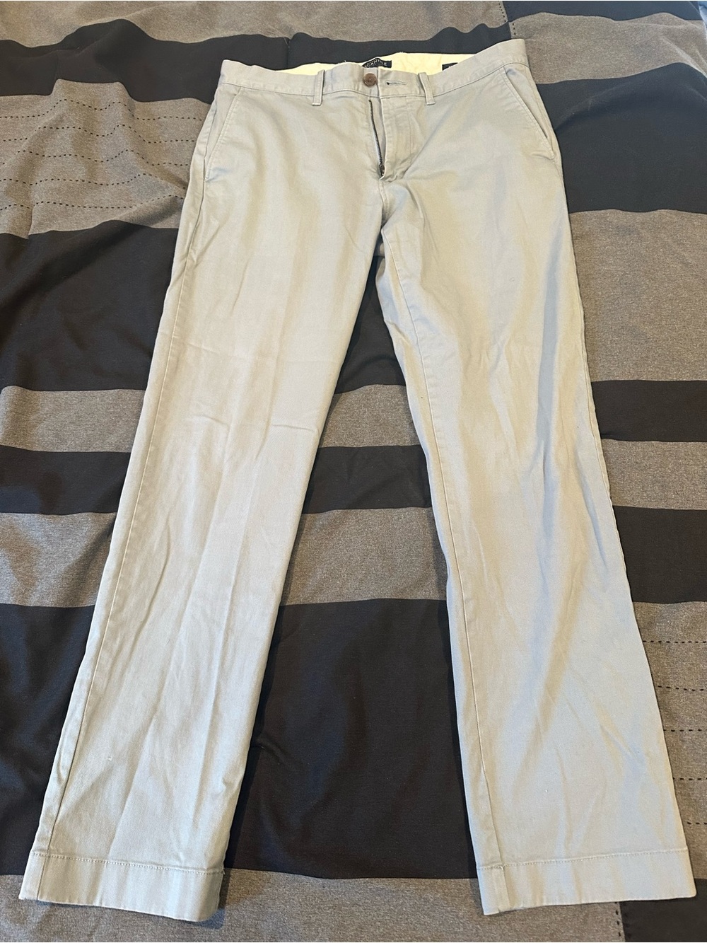J. Crew Men's Light Blue Chinos 32x32